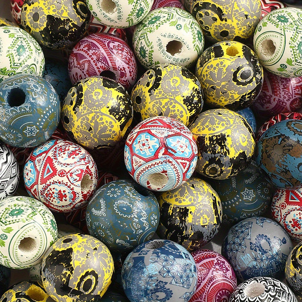 Bohemian Wooden Beads