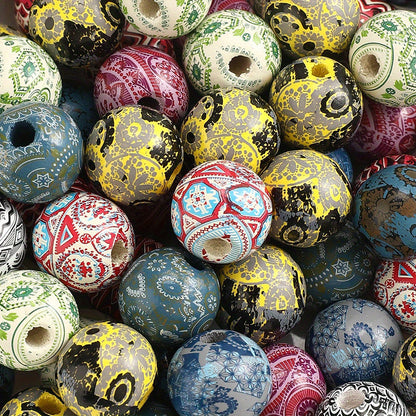 Bohemian Wooden Beads