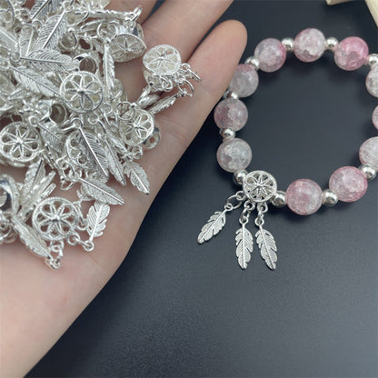 Dream Catcher Alloy Large Hole Beads