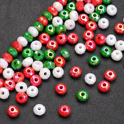 Christmas Acrylic Wheel Beads
