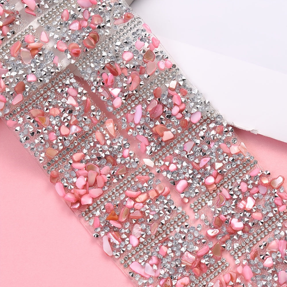 14PCS 40×30mm Self-Adhesive Decorative Gravel Embellishment Set