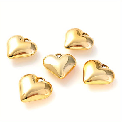 Gold Heart Pendants