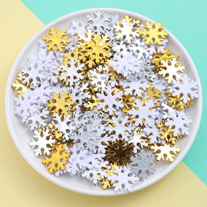 Plastic Snowflake Ornaments
