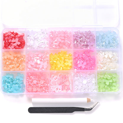 Mixed Resin Decorative Beads Set