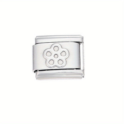 Flower Alloy Bracelet Module