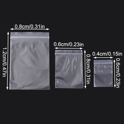 Transparent Plastic Jewelry Storage Bags