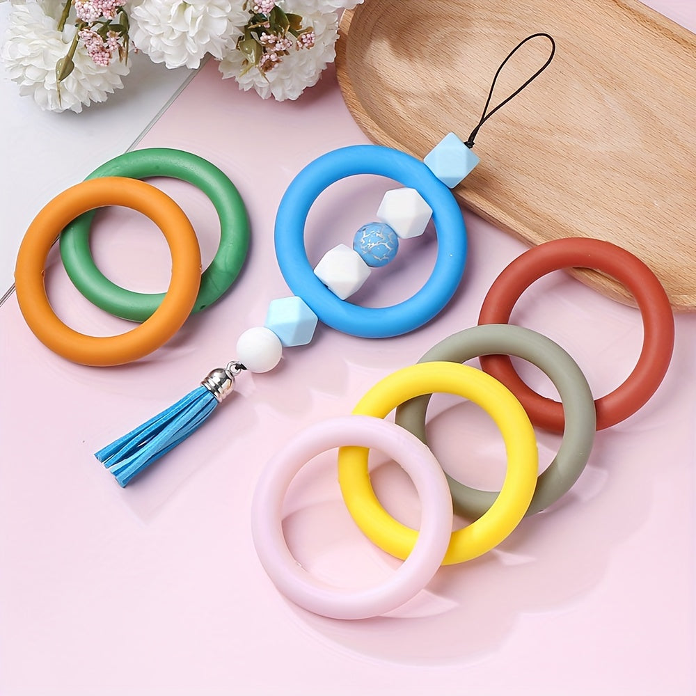 Round Silicone Pendant Rings