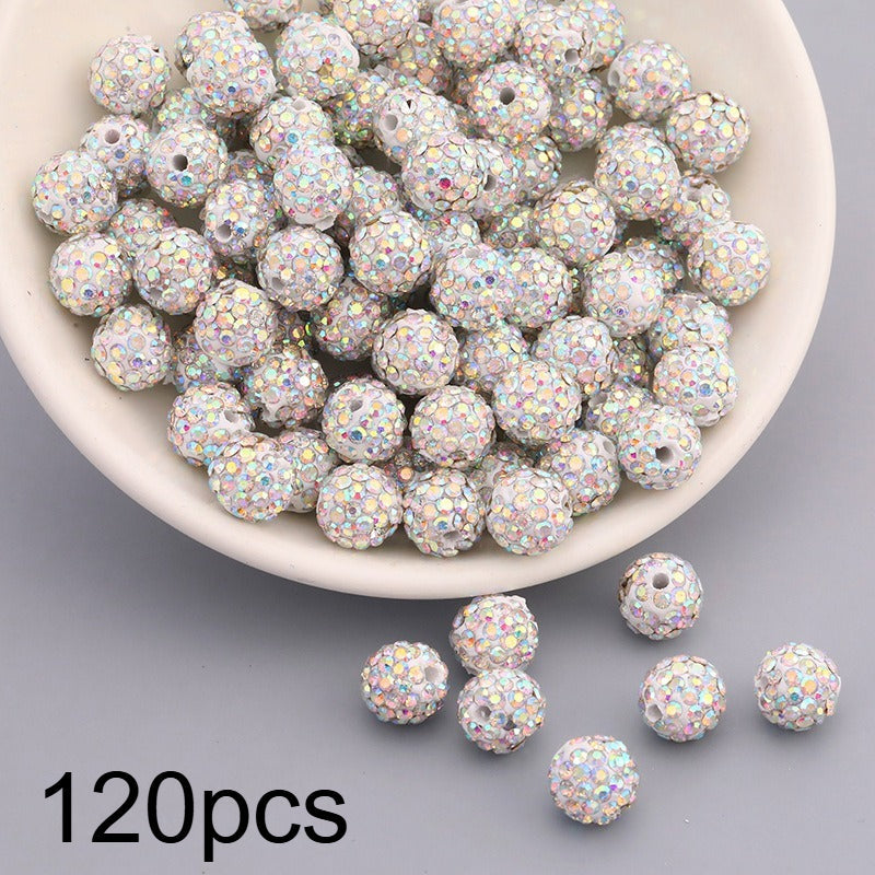 Rhinestone Spacer Beads Set