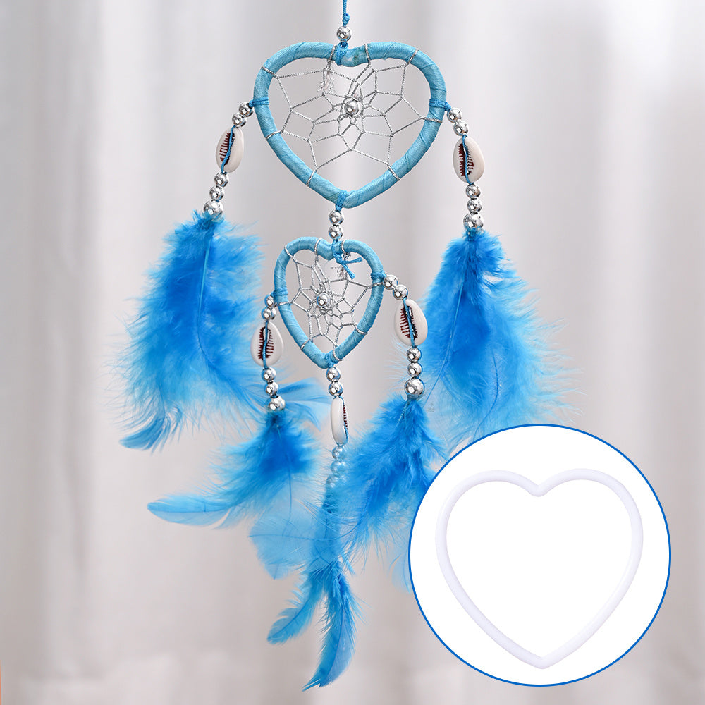 10PCS Heart-Shaped Decorative Pendant Set