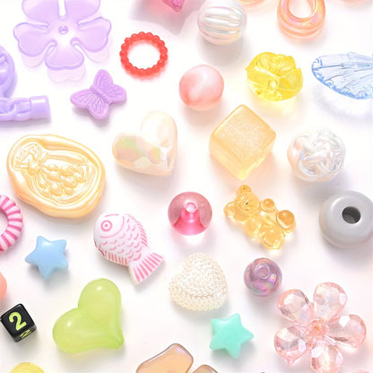 Irregular Acrylic Beads
