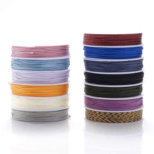 0.8 mm Random Color Nylon Jewelry Cord