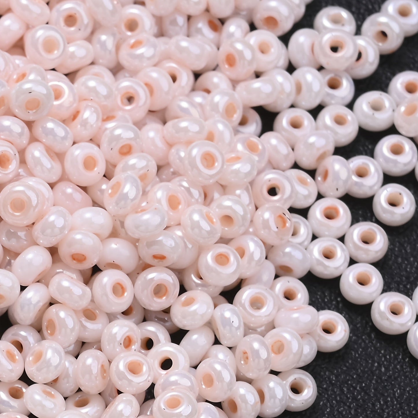 Colorful 3 mm Donut Rice Spacer Beads
