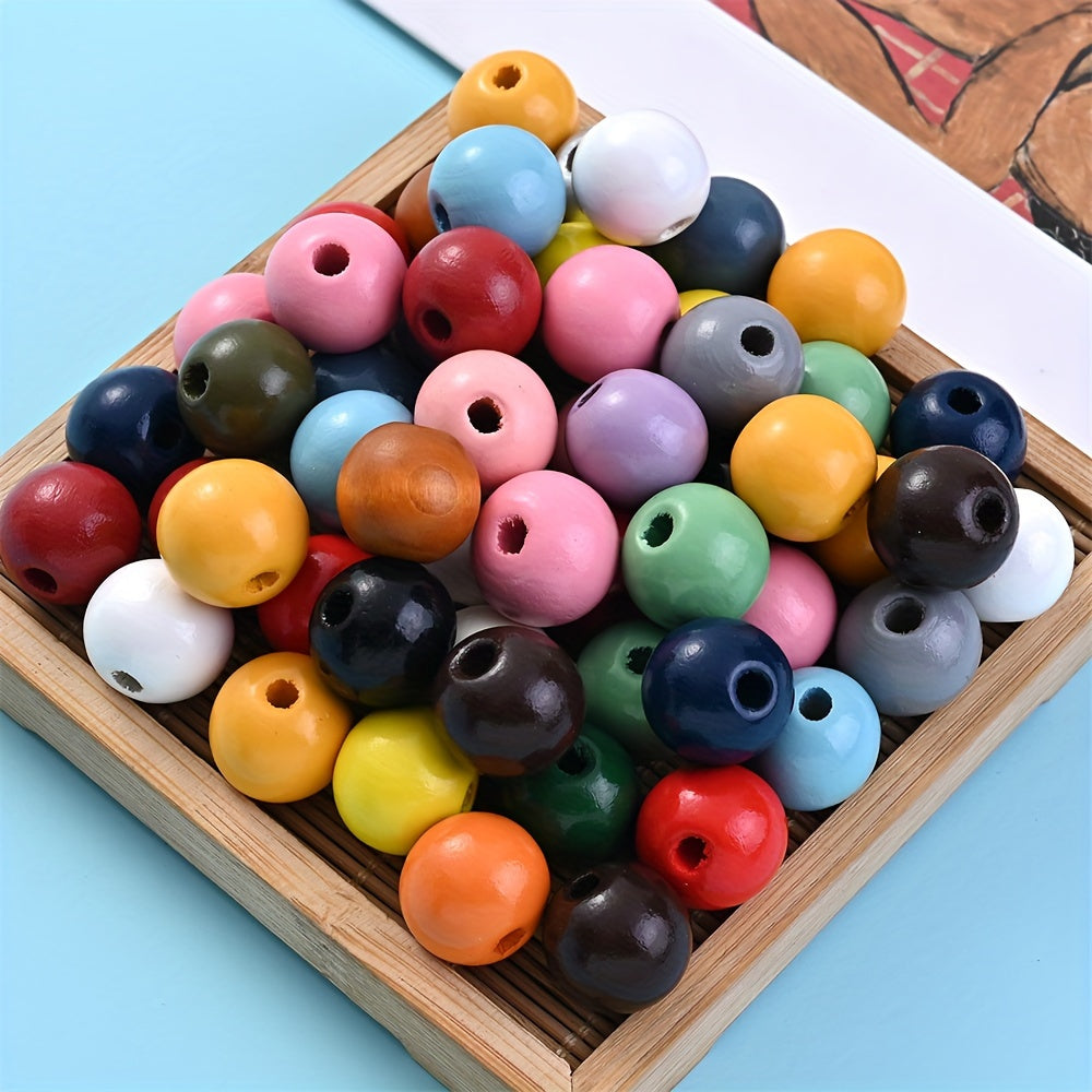 Marine-Themed Wooden Beads