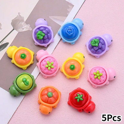 Pastoral Fruit Turtle Resin Beads