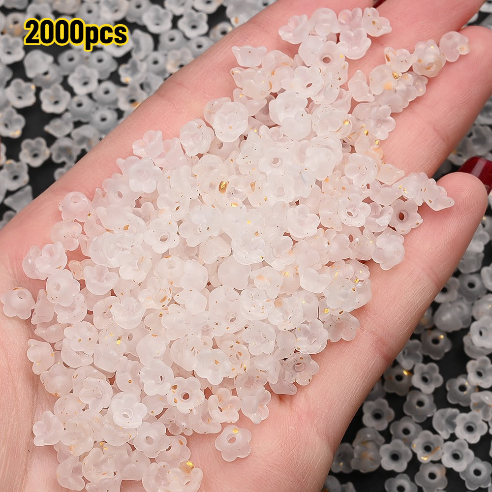 Gradient Bellflower Spacer Beads