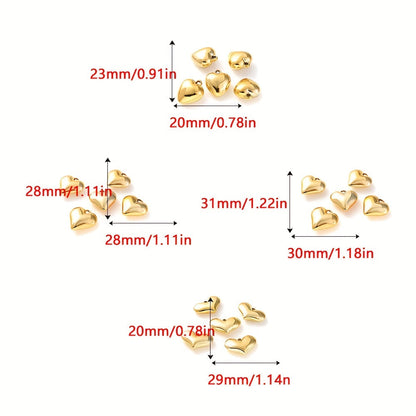 Gold Heart Pendants