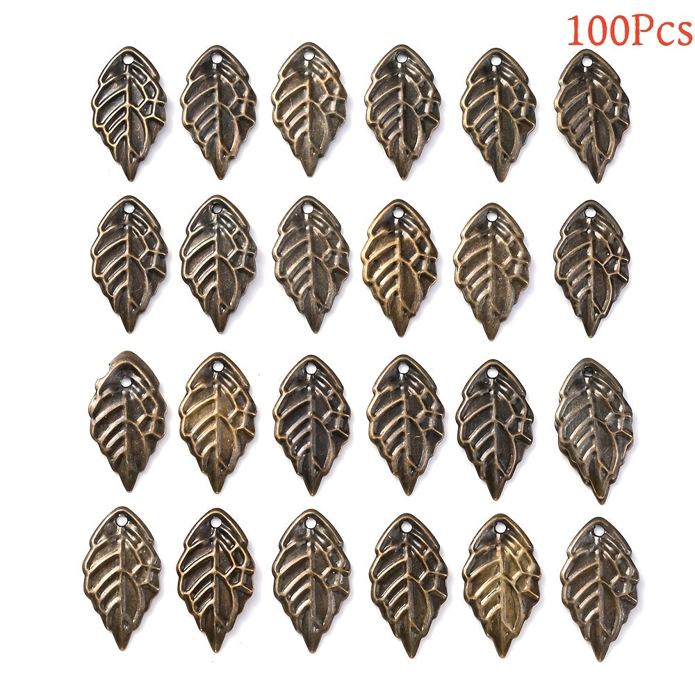 Gold and Silver Leaf Iron Beads