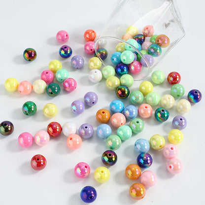 20pcs/set 16mm Shiny AB Color Round Acrylic Focal Beads