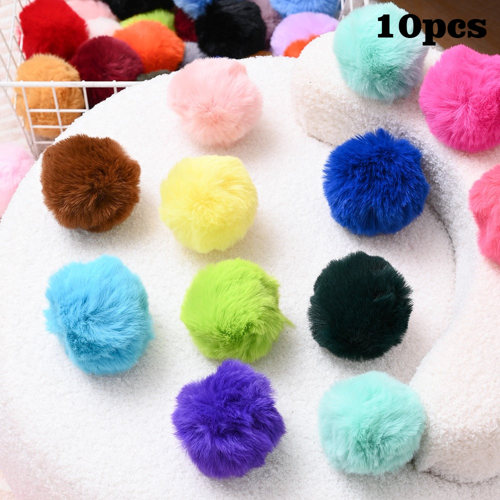 Soft Plush Pom Pom Pendants