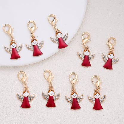 Red Angel Charms with Wish Cards