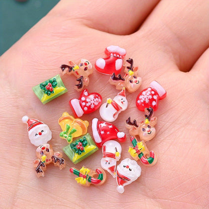 Christmas Resin Flatback Embellishments