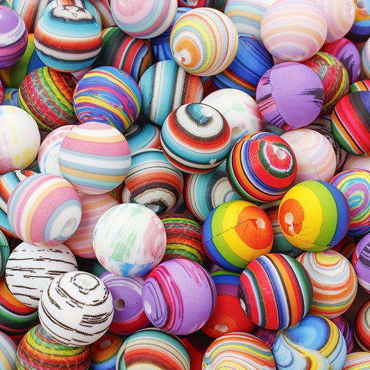 Water Transfer Ring Silicone Beads