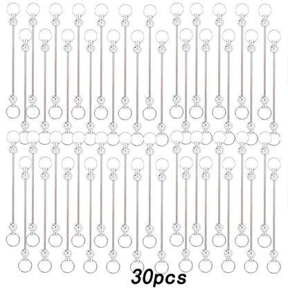 Blank Beadable Keychain Bars