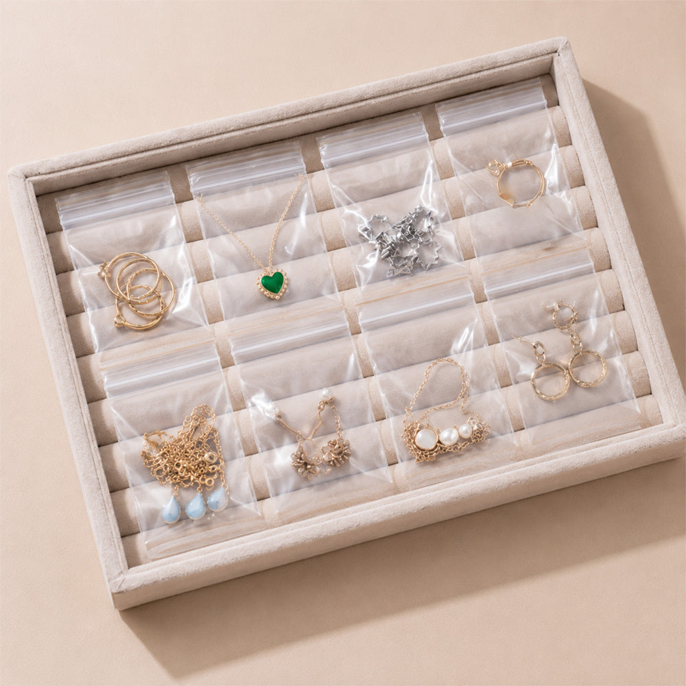 Transparent Plastic Jewelry Storage Bags