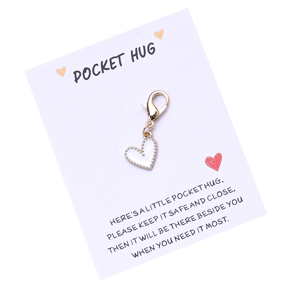 Heart Keychain with Thank You Card