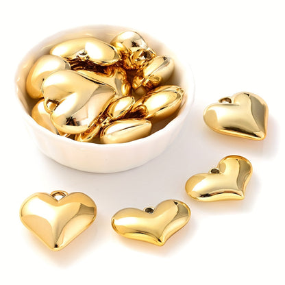 Gold Heart Pendants