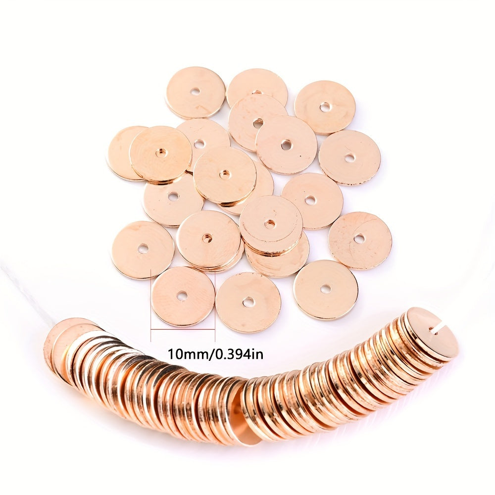KC Gold Round Spacer Beads