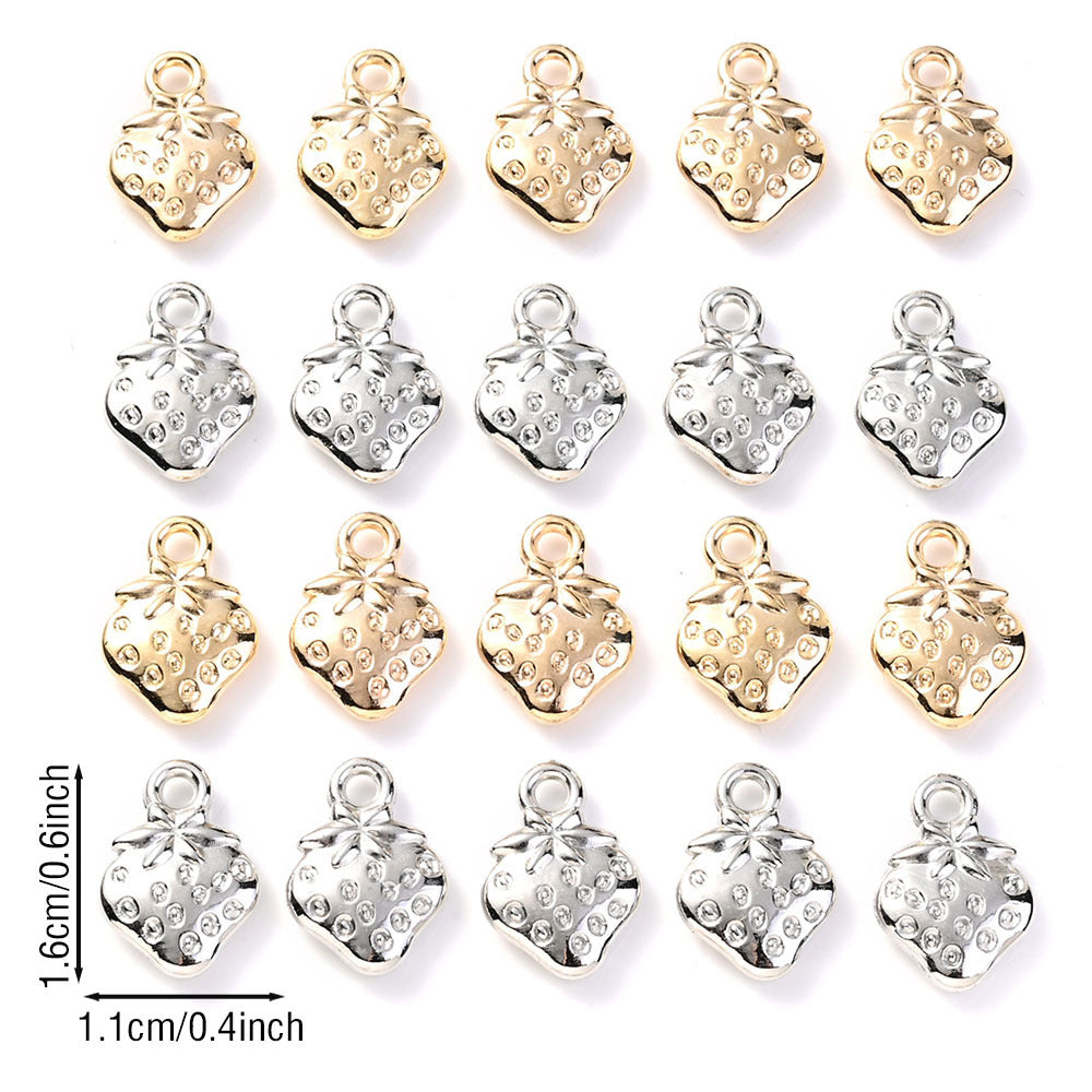 Strawberry CCB Pendants