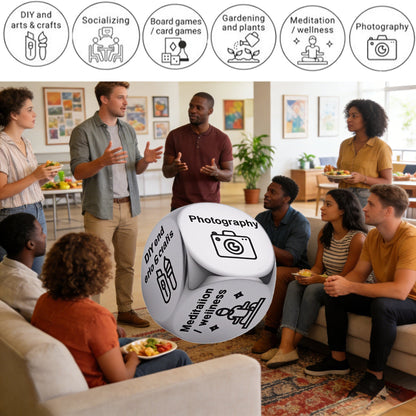 Stainless Steel Decision Making Dice Set
