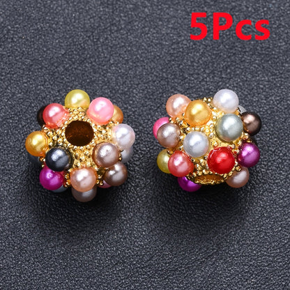 Round Alloy Spacer Beads