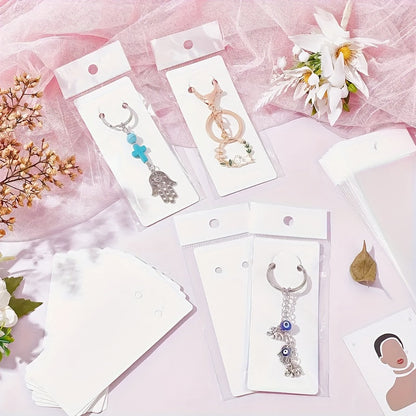 50x Keychain Display Cards + 50x OPP Bags