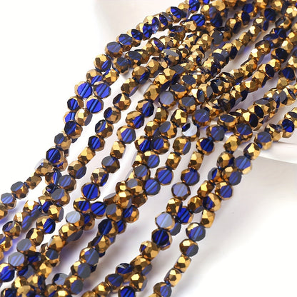 75PCS 4mm Wheel-Shaped Glass Bead Set