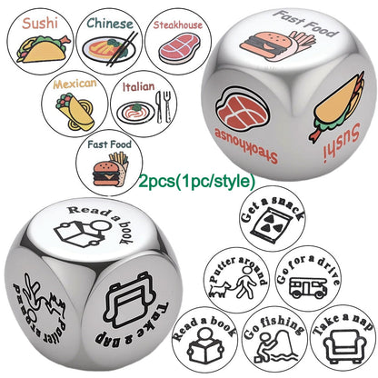 Stainless Steel Decision Dice Set