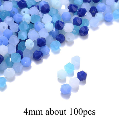Mixed Faceted Artificial Crystal Beads