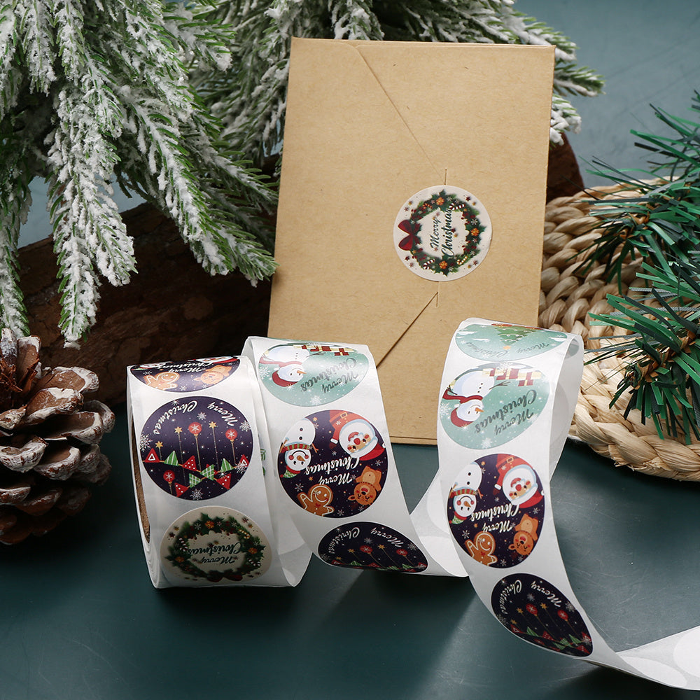 Christmas Theme Self-Adhesive Stickers