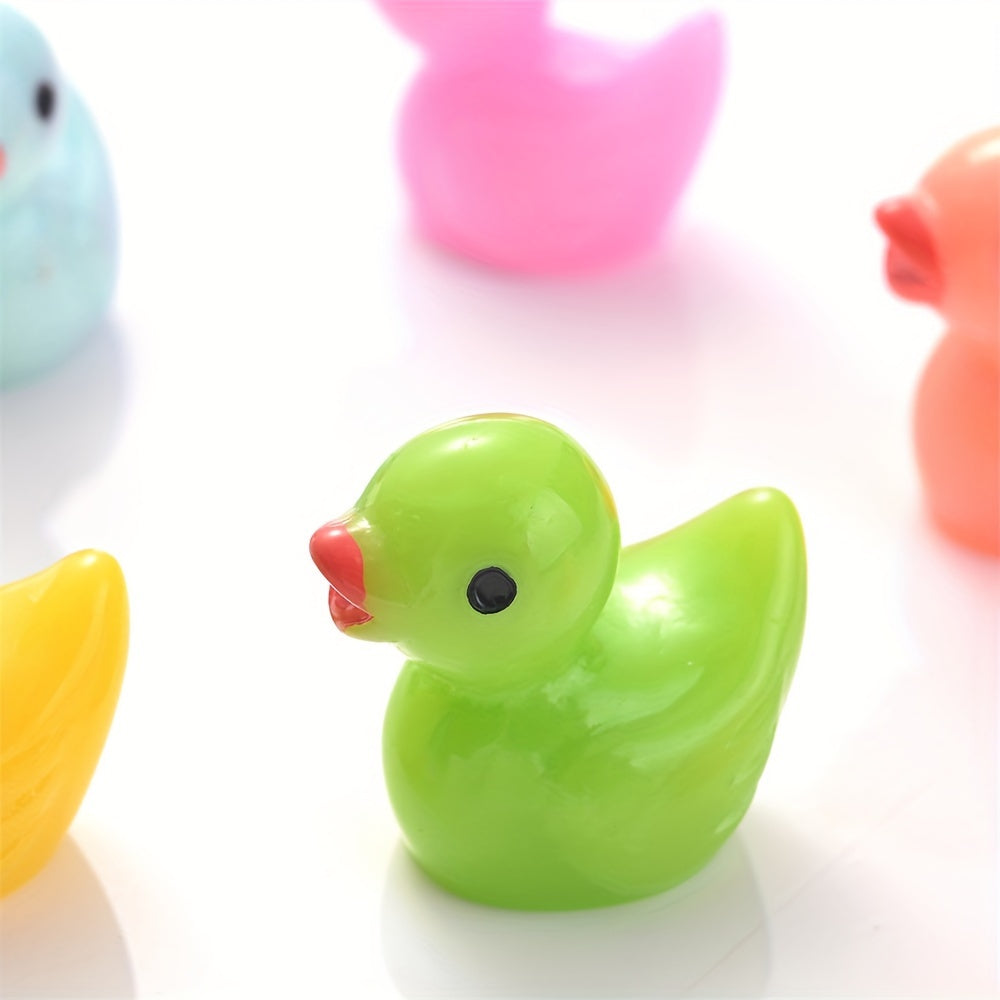 Solid Color Duck Resin Beads