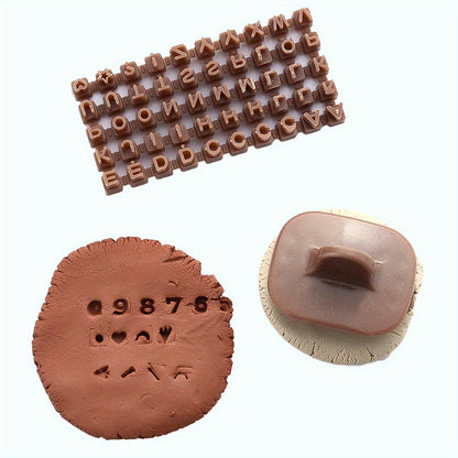 Alphabet Number Stamp Set