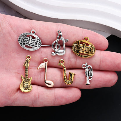 Musical Instrument Alloy Pendants