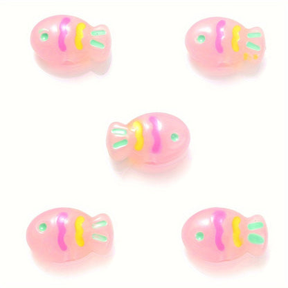 Luminous Fish Acrylic Beads