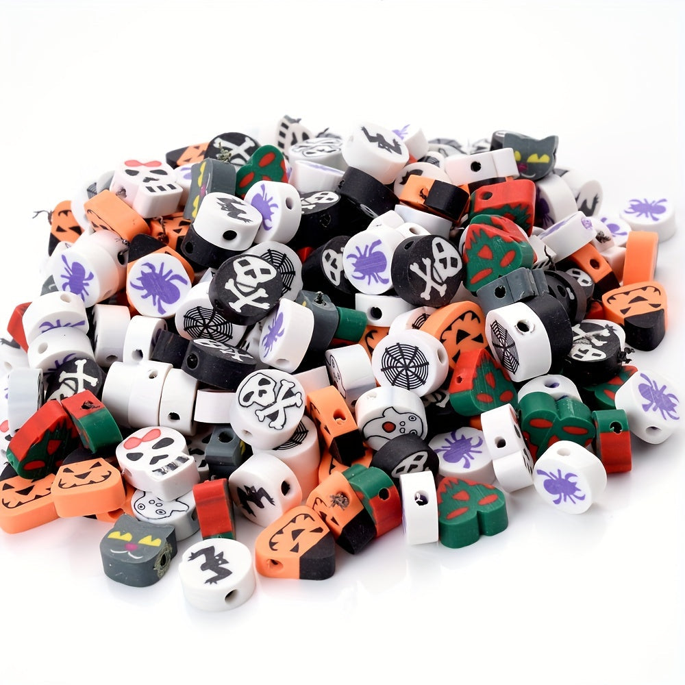 Halloween Polymer Clay Beads Set