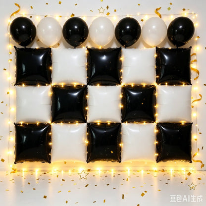 Double Side Square Foil Balloon Set