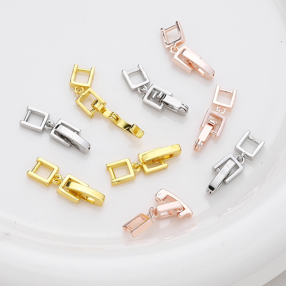 Square Double Clasp Connectors