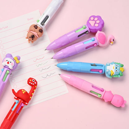 Cartoon Animal Retractable Ballpoint Pens