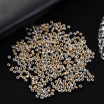 Gold and Silver Glass Seed Beads