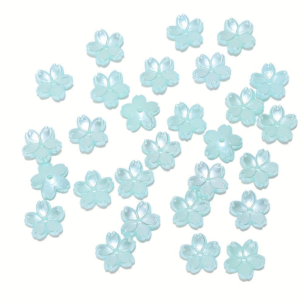 AB Flower Acrylic Beads