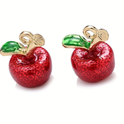 2PCS Fruit Series Alloy Pendant Set